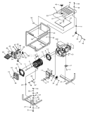 Part Location Diagram of B193438GS Briggs and Stratton Cradle